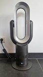 AirAqua DUO PRO BLACK - HotCool - Staande Ventilator (zwart/zilver)