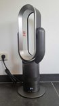 AirAqua DUO PRO BLACK - HotCool - Staande Ventilator (zwart/zilver)