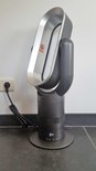 AirAqua DUO PRO BLACK - HotCool - Staande Ventilator (zwart/zilver)