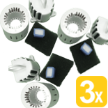 3x Filterset (4 delig) voor luchbevochtiger type Alpha II