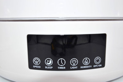 LB Aquair Delta Wit (ultrasoon)| Digitaal, afstandsbediening, Ionisator, Aroma-pad, en Waterfilter (25W)