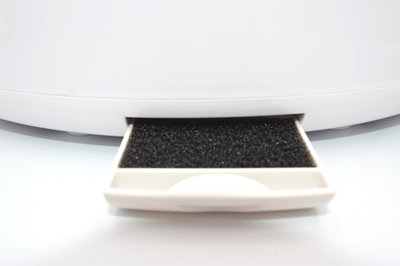 LB Aquair Delta Wit (ultrasoon)| Digitaal, afstandsbediening, Ionisator, Aroma-pad, en Waterfilter (25W)