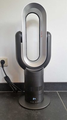 AeroFlow Q8PRO/BLACK - HotCool - Staande Ventilator (zwart/zilver)