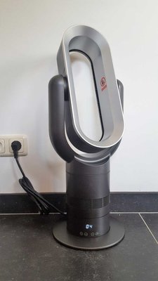 AeroFlow Q8PRO/BLACK - HotCool - Staande Ventilator (zwart/zilver)