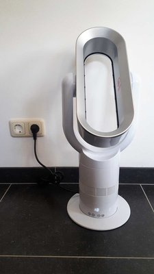 AeroFlow Q8PRO WHITE - Hot en Cool Ventilator (wit/zilver)