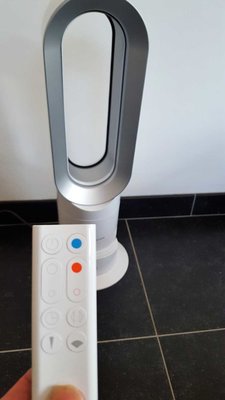 Dyson type AM09 - Hot en Cool - Ventilatortoren (wit/zilver)