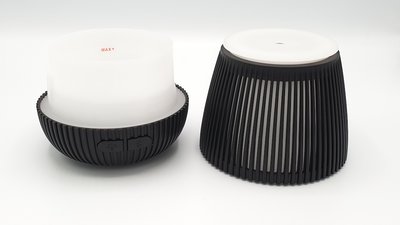 AllPura Tulip (Black) mobile ultrasoon diffuser | Led & Usb