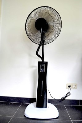 AeroFlow (3 in 1) Mistfan type FS06 - LCD Mist (Wit/Zwart) - Ventilator