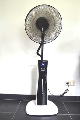AeroFlow (3 in 1) Mistfan type FS06 - LCD Mist (Wit/Zwart) - Ventilator
