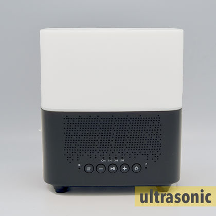 Aroma diffuser AllPura Cube (zwart/black) Timer, Light & Bluetooth speaker | 300ml | (ultrasoon)