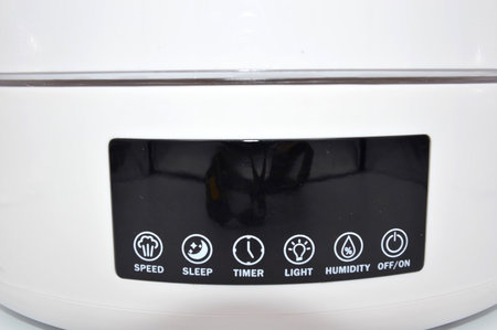 LB Aquair Delta Wit (ultrasoon)| Digitaal, afstandsbediening, Ionisator, Aroma-pad, en Waterfilter (25W)