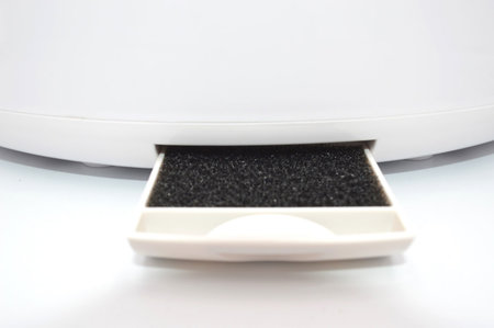 LB Aquair Delta Wit (ultrasoon)| Digitaal, afstandsbediening, Ionisator, Aroma-pad, en Waterfilter (25W)