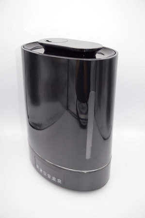 luchtbevochtiger Aquair Delta Zwart | Digitaal, afstandsbediening, Ionisator, Aroma-pad, en Waterfilter (25W)