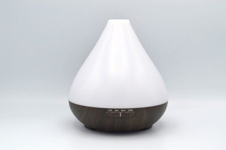 AD Aquair Vaso II (donkerhout/darkwood) Timer, LED-striping | 400ml reservoir | (ultrasoon)