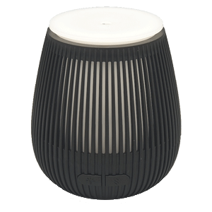 All-Pura Aroma diffuser Tulip (Zwart/Black) USBConnect & Timer & Ambi-light | 100ml | (ultrasoon)