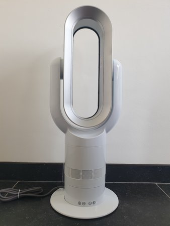 AirAqua DUO PRO WHITE - Hot en Cool Ventilator (wit/zilver)