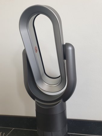 AirAqua DUO PRO BLACK - HotCool - Staande Ventilator (zwart/zilver)
