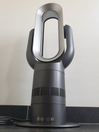 AirAqua DUO PRO BLACK - HotCool - Staande Ventilator (zwart/zilver)