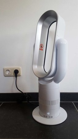 AirAqua DUO PRO WHITE - Hot en Cool Ventilator (wit/zilver)