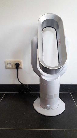 AirAqua DUO PRO WHITE - Hot en Cool Ventilator (wit/zilver)