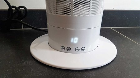 AirAqua DUO PRO WHITE - Hot en Cool Ventilator (wit/zilver)