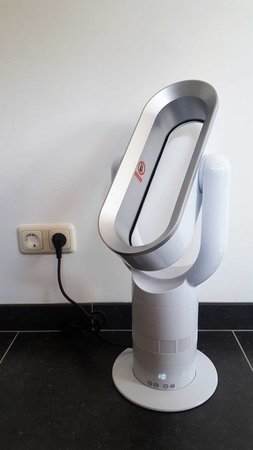 AirAqua DUO PRO WHITE - Hot en Cool Ventilator (wit/zilver)