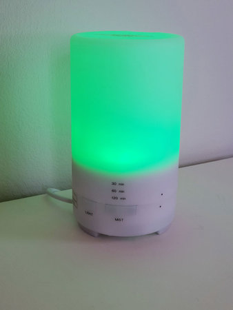 Aroma diffuser AllPura Pico (wit/white) Timer, Ambi-light & USBConnect | 50ml | (ultrasoon)