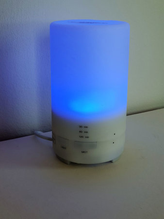 Aroma diffuser AllPura Pico (wit/white) Timer, Ambi-light & USBConnect | 50ml | (ultrasoon)