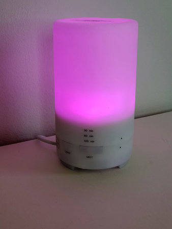 Aroma diffuser AllPura Pico (wit/white) Timer, Ambi-light & USBConnect | 50ml | (ultrasoon)