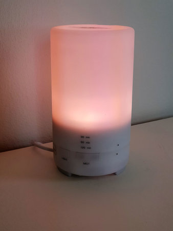 Aroma diffuser AllPura Pico (wit/white) Timer, Ambi-light & USBConnect | 50ml | (ultrasoon)