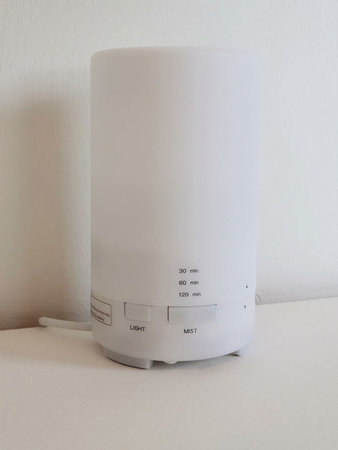 Aroma diffuser AllPura Pico (wit/white) Timer, Ambi-light & USBConnect | 50ml | (ultrasoon)