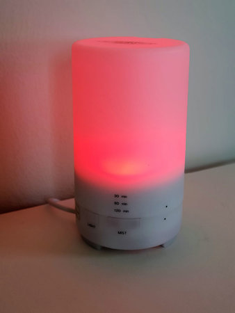 Aroma diffuser AllPura Pico (wit/white) Timer, Ambi-light & USBConnect | 50ml | (ultrasoon)