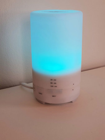 Aroma diffuser AllPura Pico (wit/white) Timer, Ambi-light & USBConnect | 50ml | (ultrasoon)