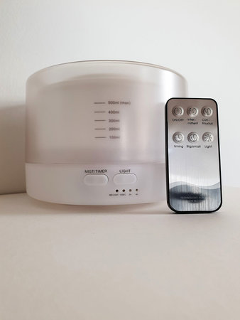 Aroma diffuser AllPura Icon (wit/white) Timer, Ambi-light & RemoteControl | 500ml | (ultrasoon)