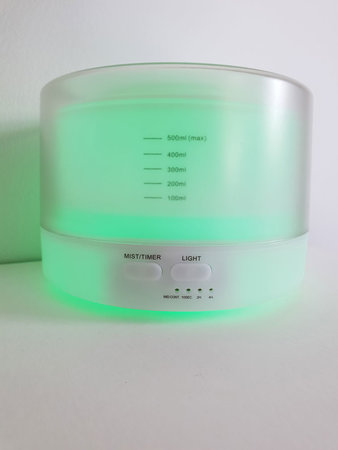 Aroma diffuser AllPura Icon (wit/white) Timer, Ambi-light & RemoteControl | 500ml | (ultrasoon)