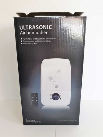 Luchtbevochtiger Aquair Alpha | Digitaal, afstandsbediening, Ionisator, Aroma-pad, en Waterfilter (22W)