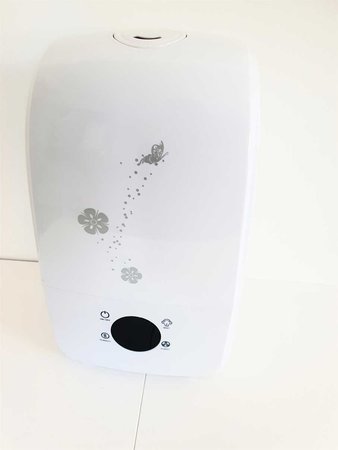 Luchtbevochtiger Aquair Alpha | Digitaal, afstandsbediening, Ionisator, Aroma-pad, en Waterfilter (22W)