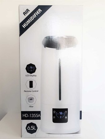 LB Aquair Omega (zwart) | Ultrasoon, Digitaal, afstandsbediening, Ionisator, Aroma-pad, en Waterfilter (25W)