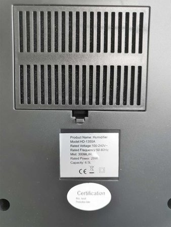 LB Aquair Omega (zwart) | Ultrasoon, Digitaal, afstandsbediening, Ionisator, Aroma-pad, en Waterfilter (25W)
