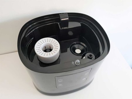 LB Aquair Omega (zwart) | Ultrasoon, Digitaal, afstandsbediening, Ionisator, Aroma-pad, en Waterfilter (25W)