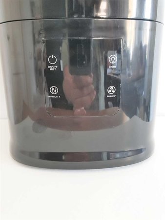 LB Aquair Omega (zwart) | Ultrasoon, Digitaal, afstandsbediening, Ionisator, Aroma-pad, en Waterfilter (25W)