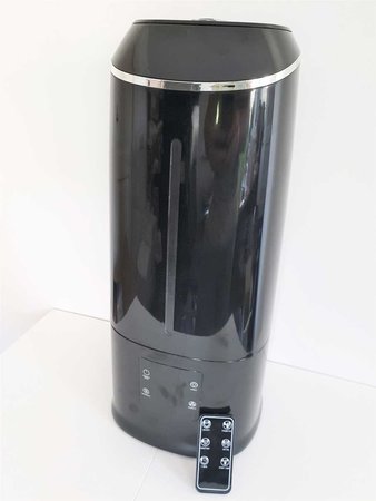 LB Aquair Omega (zwart) | Ultrasoon, Digitaal, afstandsbediening, Ionisator, Aroma-pad, en Waterfilter (25W)