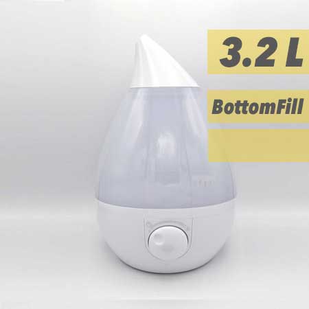 luchtbevochtiger Aquair Jota | Manueel, Aroma-tray & Ionisator (20W)