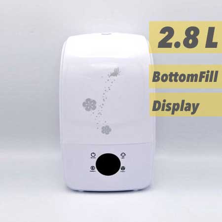 Luchtbevochtiger Aquair Alpha | Digitaal, afstandsbediening, Ionisator, Aroma-pad, en Waterfilter (22W)