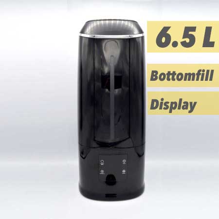 LB Aquair Omega (zwart) | Ultrasoon, Digitaal, afstandsbediening, Ionisator, Aroma-pad, en Waterfilter (25W)