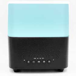 Aroma diffuser AllPura Cube (zwart/black) Timer, Light & Bluetooth speaker | 300ml | (ultrasoon)