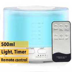 Aroma diffuser AllPura Icon (wit/white) Timer, Ambi-light & RemoteControl | 500ml | (ultrasoon)